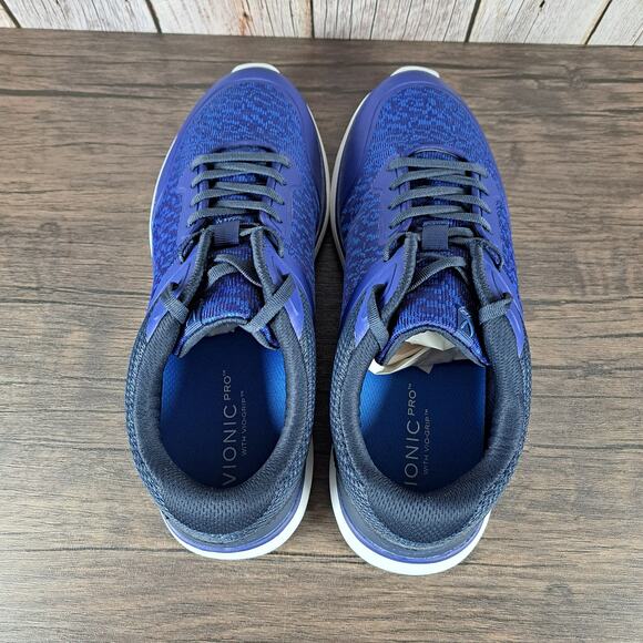 Vionic Landon Pro Vio Grip Mesh Navy Walking Shoes Mens 10 (VGC) - Picture 6 of 9